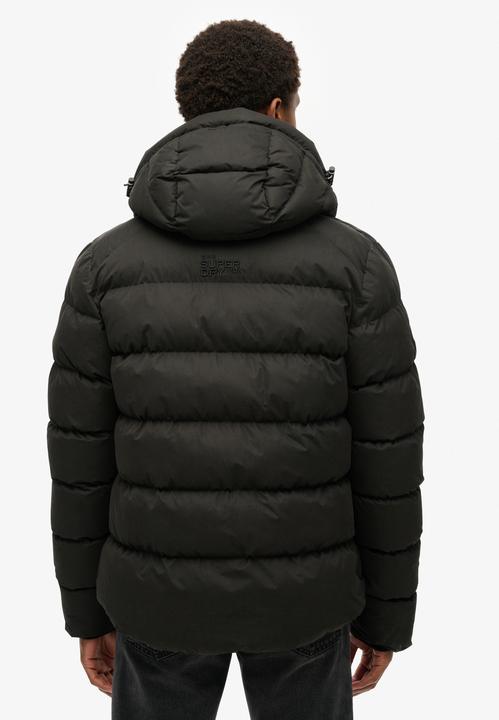 Actual product image Superdry Hooded microfiber puffer jacket (M)