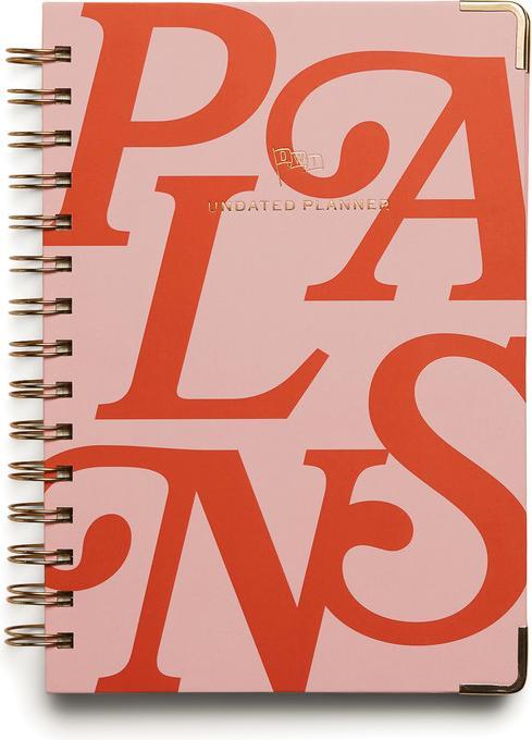Designworks Undated 13 Mo Perpetual Planner - Plans (A5)