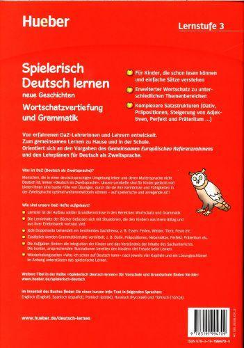Produktbild Spielerisch Deutsch lernen, neue Geschichten - Wortschatzvertiefung und Grammatik - Lernstufe 3 (Deutsch, Marion Techmer, Maximilian Löw, 2022)