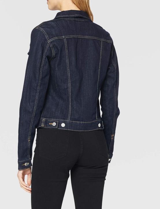 Actual product image Levis Original Trucker Jacket, Pointed Collar, Button Front, Long Sleeves, Chest and Slant Pockets (M)