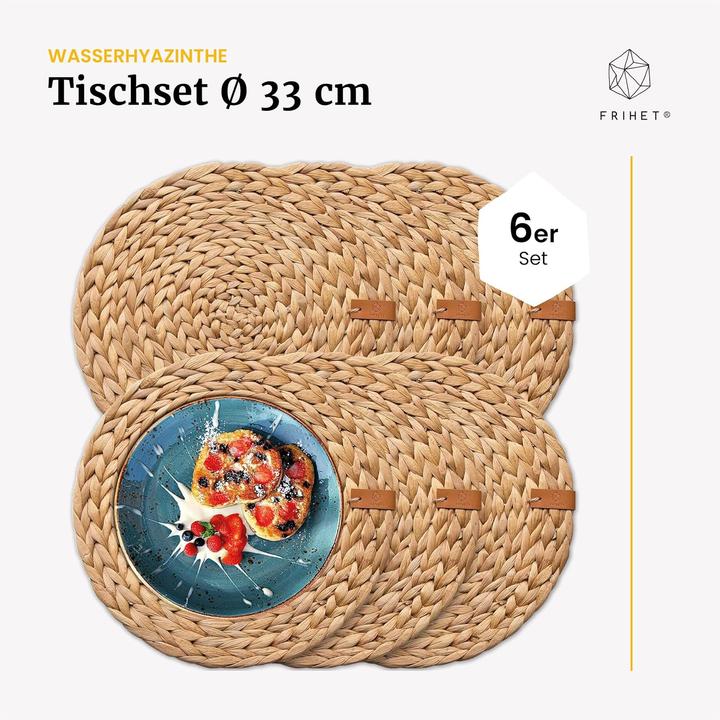 Image du produit Frihet Tischset Oslo (6 pcs, 33 cm)
