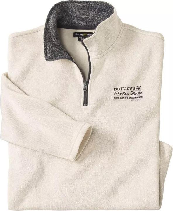 Actual product image Atlas For Men Mens Winter State Brushed Fleece Jumper (L)