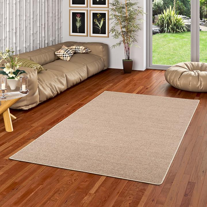 Image du produit Snapstyle Tapis sisal naturel Classique - 9 coloris en 17 tailles (160 x 160 cm)