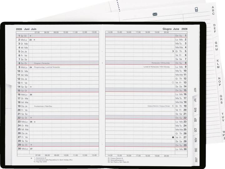 Actual product image Biella Planner Istanbul (English, German, French, Italian)