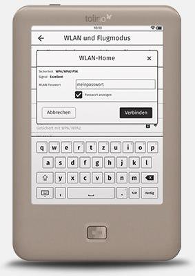 Actual product image tolino page (6", 4 GB, Bronze)