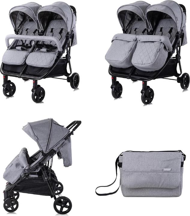 Actual product image Lorelli Duo twin pushchair