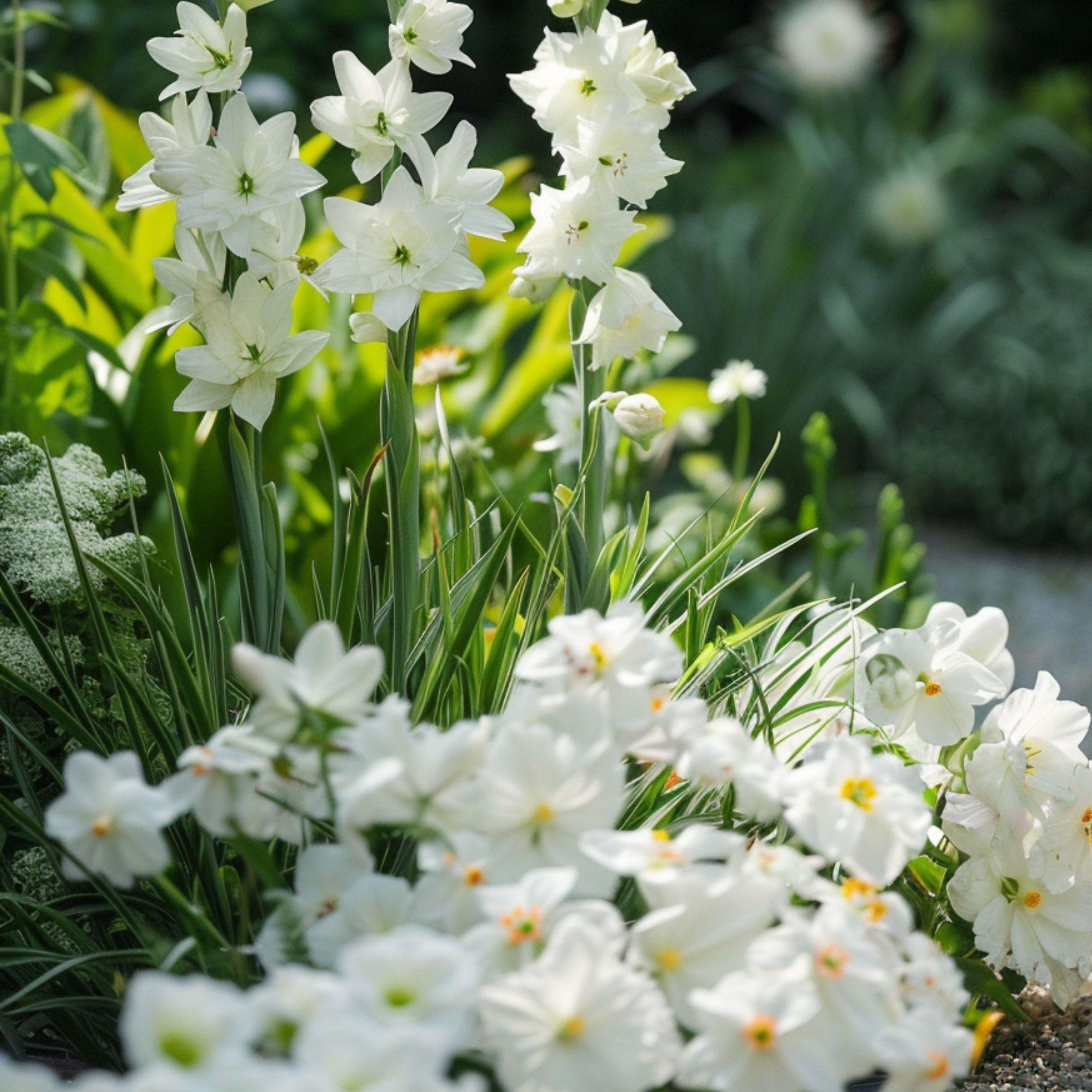 Thumbnail - Plant in a Box, Pflanzen, Anemone Bride, Allium Neapolitanum. Gladiolen White Prosperity, Gladiolus Call. Acidantera, Da...