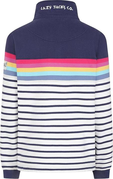 Actual product image Lazy Jacks Womens/Ladies Button Neck Sweatshirt (34)