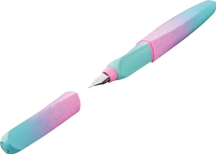 Actual product image Pelikan Fountain pen (cartridge filling system) Twist® Colour Edition fountain pen for right- and (Mint colour, Rose, 1x)