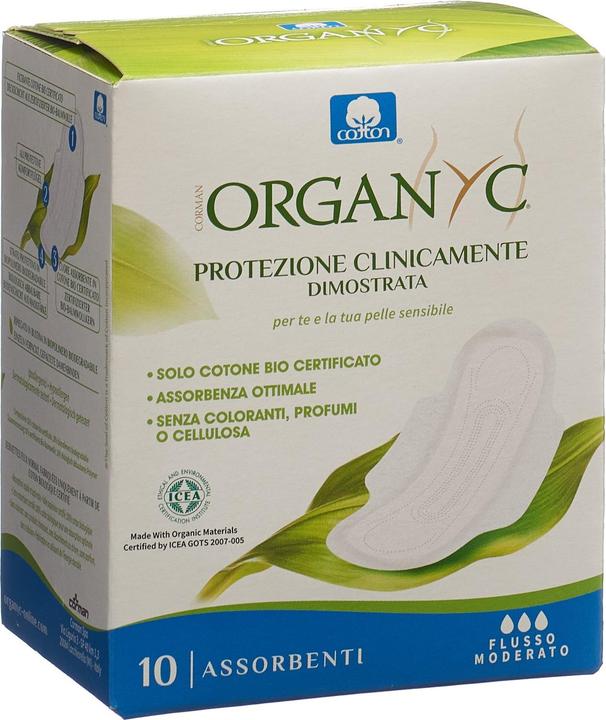 Produktbild Organyc Monatsbinden (10 x)