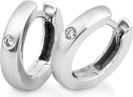 Produktbild Breuning Creolen - BRILL. 0,04 Ct. H/si (750/18 K Gold)