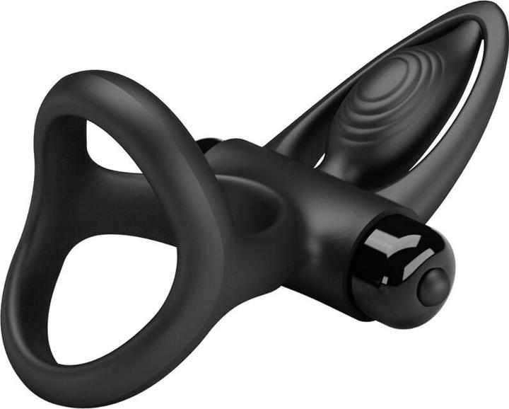 Produktbild Pretty Love Vibrationsring 10 Vibrationen Schwarzes Silikon