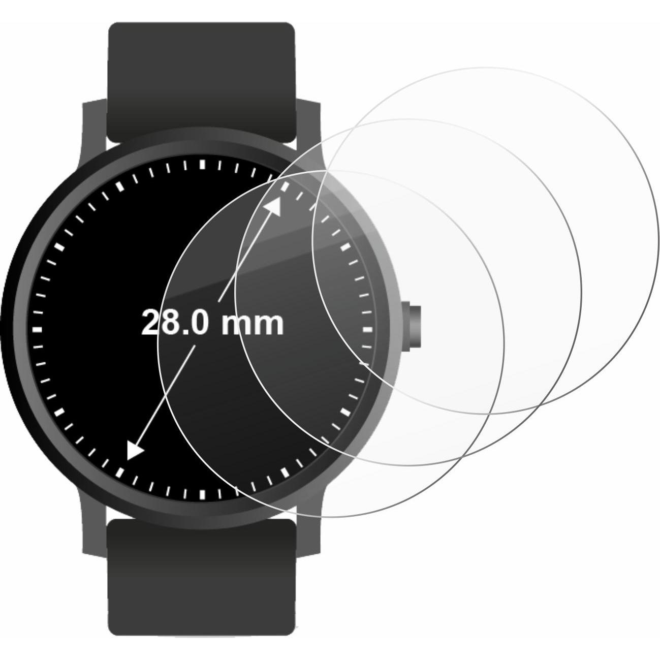 Thumbnail - BROTECT AirGlass Panzerglasfolie, Smartwatch Schutzfolie, Transparent