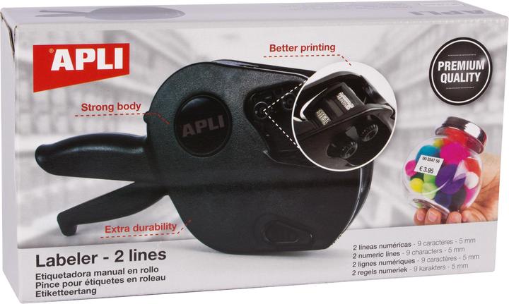 Agipa Preisauszeichner 102365, 2-zeilig, 9-stellig