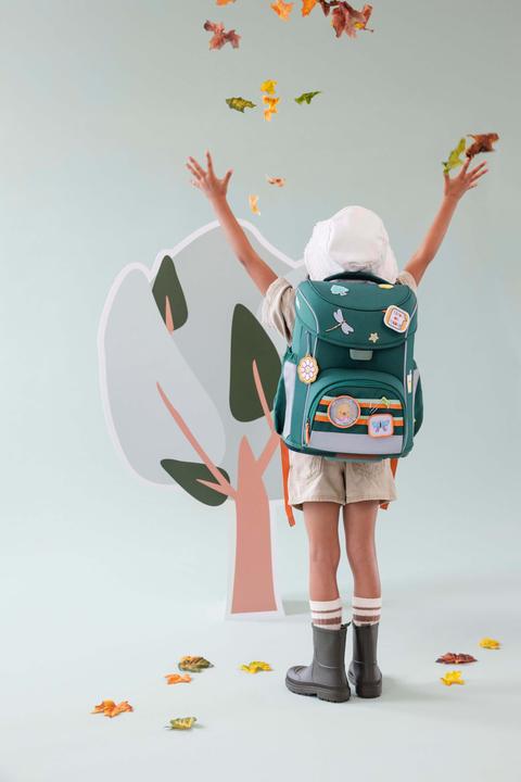 Produktbild Lässig Schulranzen-Set 6-tlg. Slim Unique dark green (21 l)