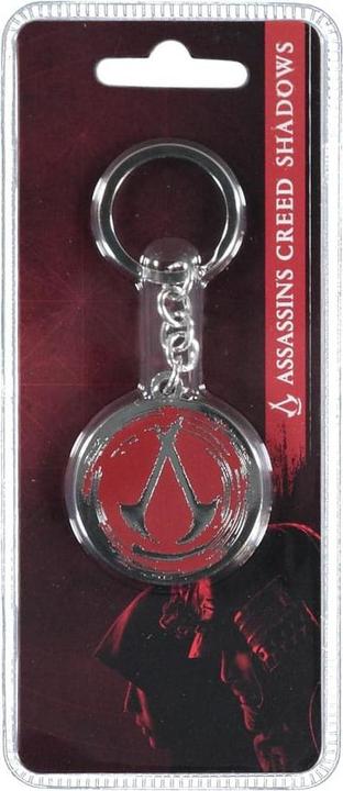 Immagine prodotto Difuzed Assassin's Creed Shadows Portachiavi in metallo con logo rotondo