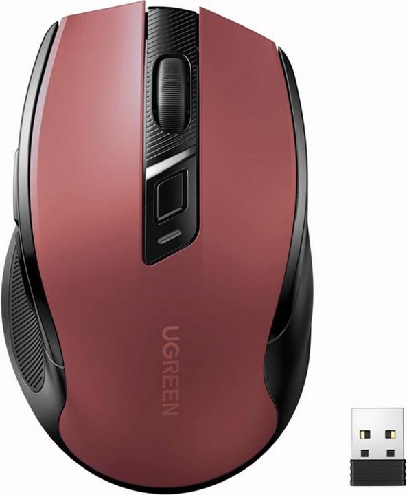 Immagine prodotto Ugreen Mysz Bezprzewodowa mysz MU006 2.4 GHz + Bluetooth 5.0 (czerwona) (Senza fili)