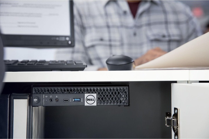 Actual product image Dell OptiPlex Micro VESA Mount with adapter box - customer installation - mount for