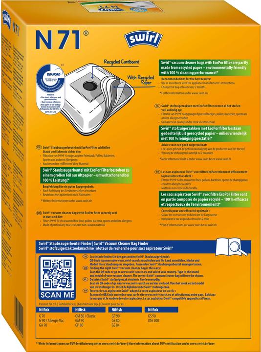 Produktbild Swirl N 71 MicroPor Plus Airspace