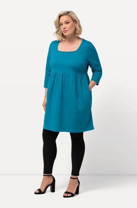 Produktbild Ulla Popken Longshirt, A-Linie, Carree-Ausschnitt, 3/4-Arm (50, 52)