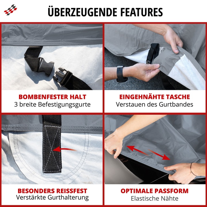 Image du produit Walser Autoplane All Weather Plus, bâche pour voiture SUV taillee S grise