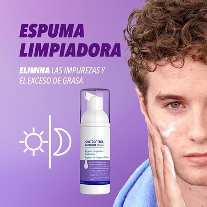 Actual product image Galderma Benzacare Spotcontrol Cleansing Foam 130ml (Cleansing Foam, 130 ml)