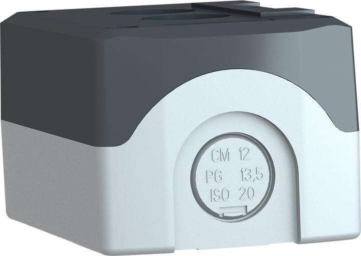 Immagine prodotto Schneider Electric Alloggiamento del pulsante 22mm 2 fori grigio
