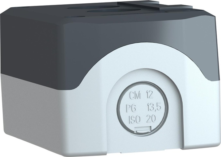 Immagine prodotto Schneider Electric Alloggiamento del pulsante 22mm 2 fori grigio