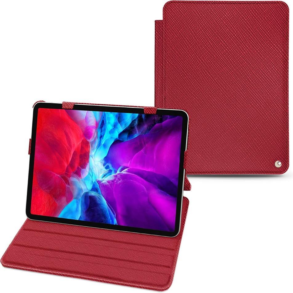 Noreve Lederschutzhülle horizontal (iPad Pro 11 2020 (2. Gen)), Tablet Hülle, Rot