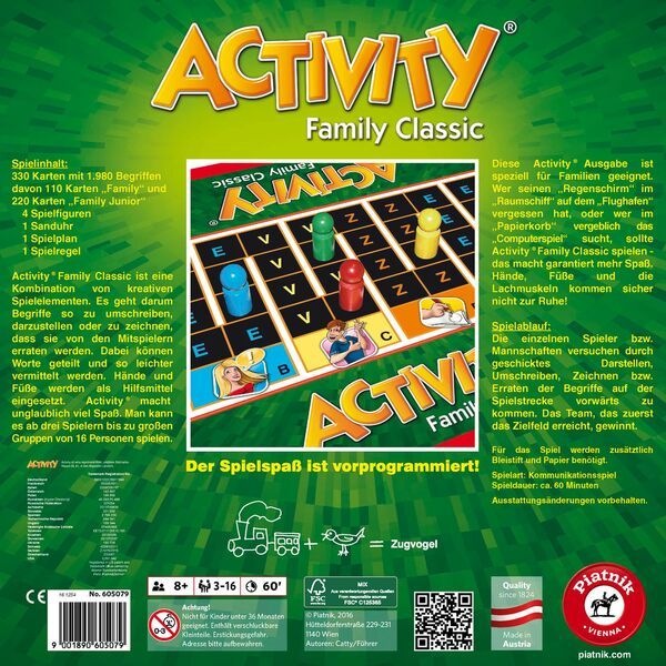 Actual product image Piatnik Activity Family Classic (German)