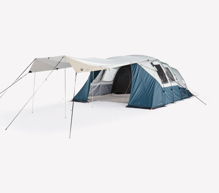 Image du produit Quechua Tente de camping à arceaux 6 places 3 chambres, Arpenaz 6.3 F&B (Auvent, 25.75 kg, 6 personnes)