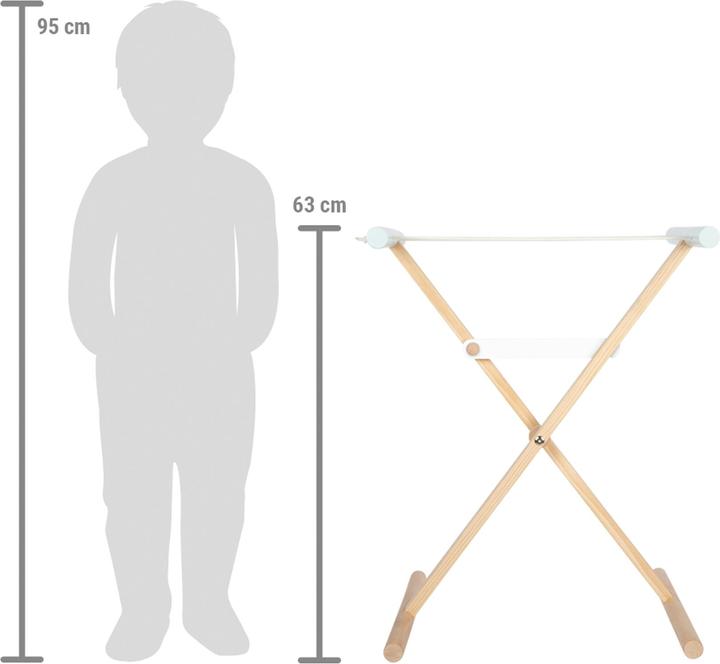Actual product image small foot Clothes horse