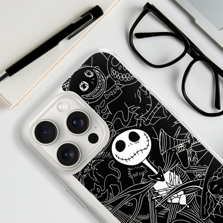 Produktbild DeinDesign Silikon Hülle für Apple iPhone 15 Pro Max Handyhülle Case Smartphone Schutzhülle Disney Halloween (Apple iPhone 15 Pro Max)