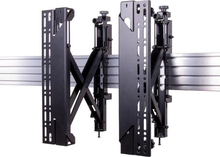 Produktbild b-tech BT8390-VESA400MAP - Schnittstellen-Adapterarm - Schwarz - 50 kg - Schiene - 165 (Wand, 50 kg, 39" - 70")