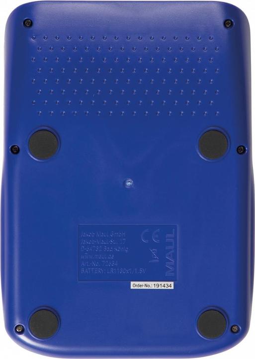 Actual product image Maul Calculator MJ550 Junior Blue (Batteries)