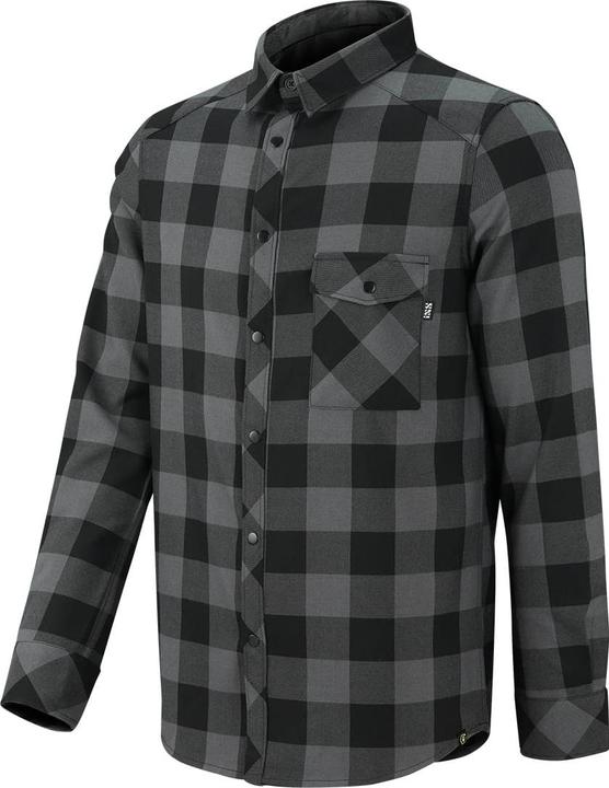 Produktbild iXS Carve Digger Shirt langärmlig - Grau/Schwarz (3XL)