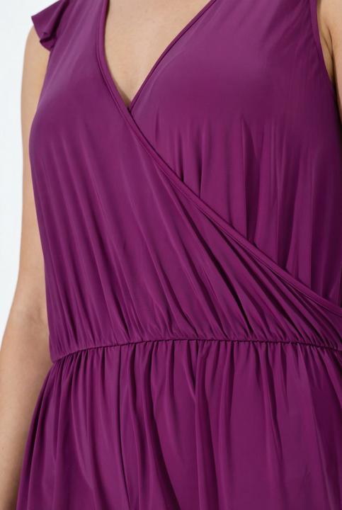Actual product image Ulla Popken Ruffled Swim Romper (52)