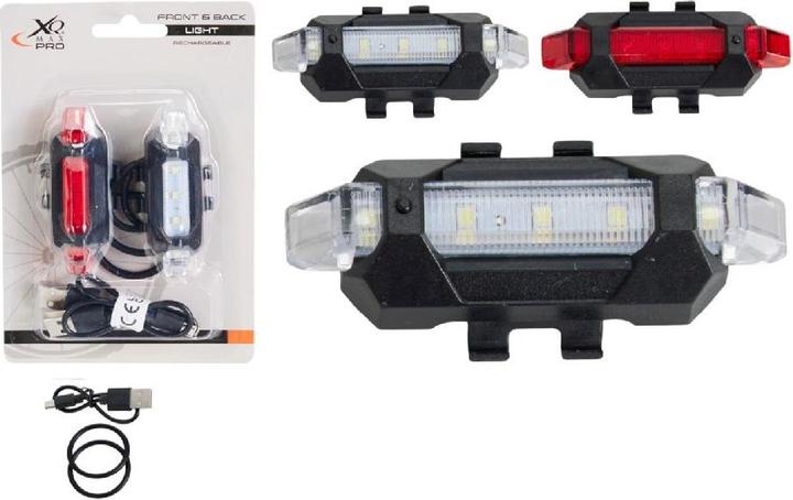 Image du produit Nobrand Bicycle Light USB Rechargeable 2pcs