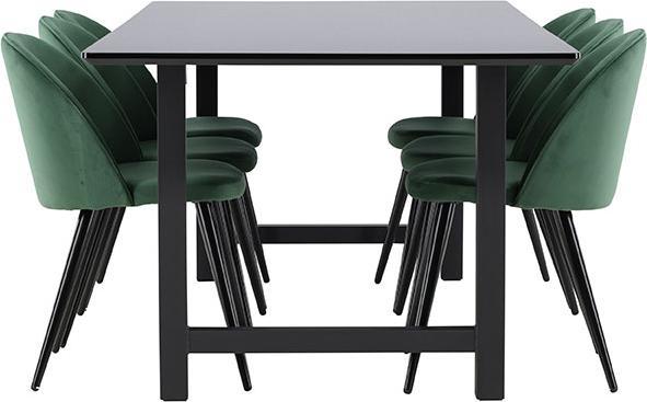 Produktbild Ebuy24 Essgruppe Oslo schwarz (MDF)