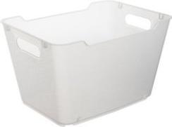 Produktbild keeeper Aufbewahrungsbox ""lotta"", 12,0 Liter, transparent elegante Wanne mit Tragegriffen, mit Oberflächen (12 l)
