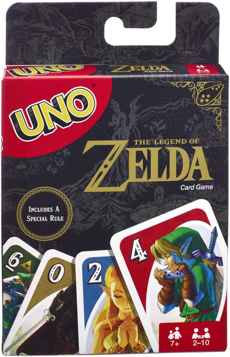 Produktbild Mattel The Legend of Zelda UNO Kartenspiel European Exclusive (Französisch, 2 - 10 Spieler)