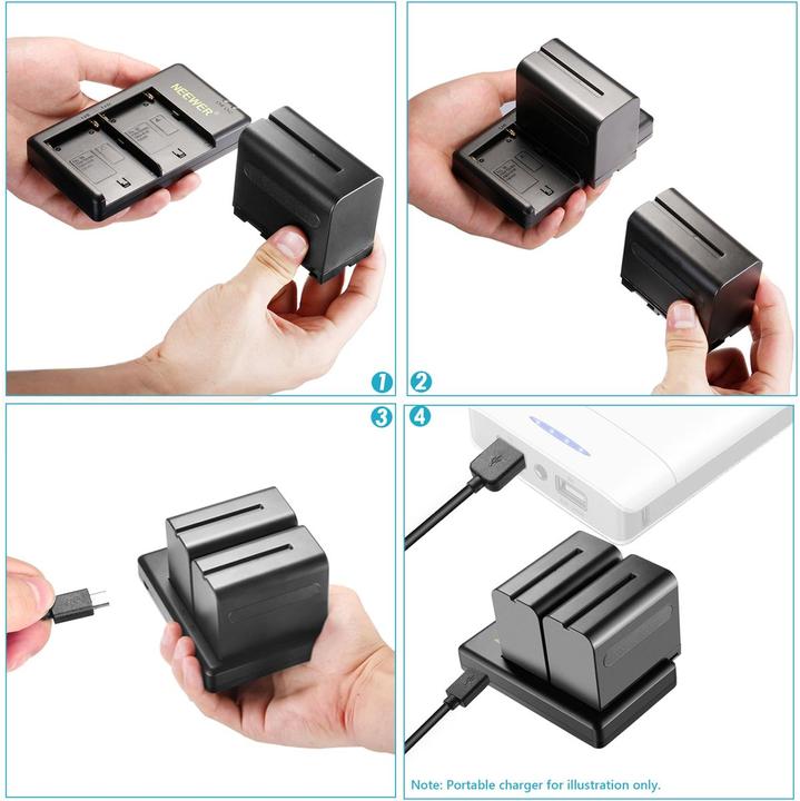 Actual product image Neewer F970 (Camera battery)