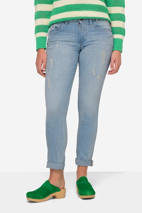Actual product image Laurasøn Bleached Slim Fit Five Pocket Jeans (42)