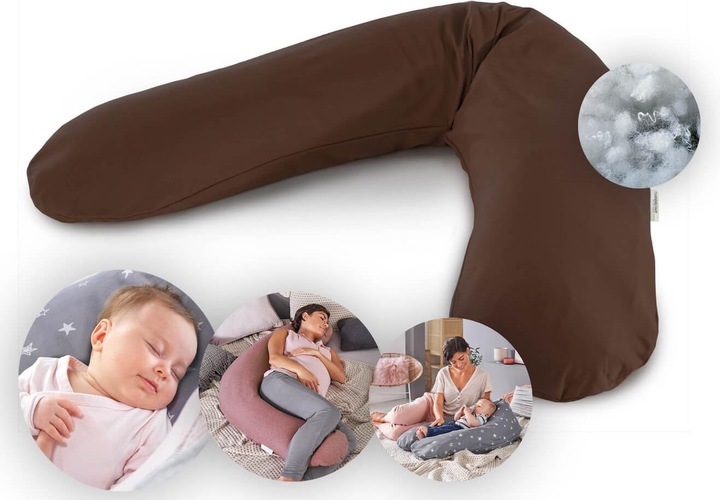 Produktbild Theraline Stillkissen "Das Original" mit Polyester Hohlfaser Füllung inkl. Bezug 190 cm (190 cm)