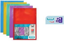 Actual product image Elba Transparent pockets, DIN A4, made of PVC, red 0,15 mm (A4, 1 x)