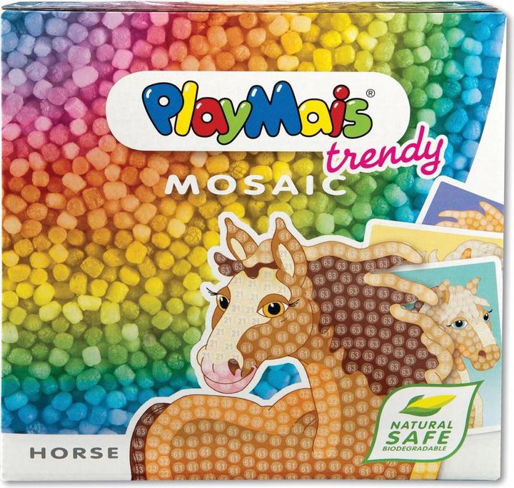 Produktbild PlayMais Trendy Mosaic Horses (3.000 Stück)