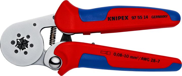 Produktbild Knipex Selbsteinstellende Crimpzange für Aderendhülsen (180 mm)