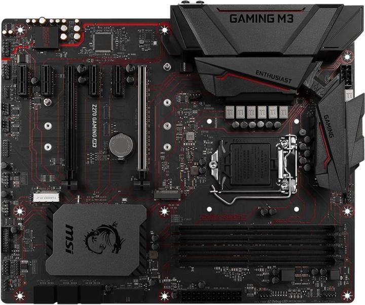 Produktbild MSI Z270 Gaming M3 (LGA 1151, Intel Z270, ATX)