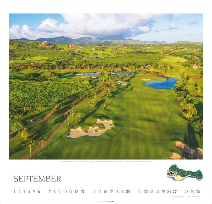 Produktbild Golf Kalender 2026 (48 x 46 cm, Deutsch)