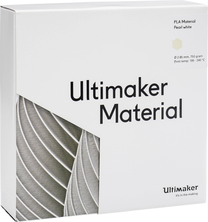 Produktbild Ultimaker Filament (PLA, 2.85 mm, 750 g, Weiss)